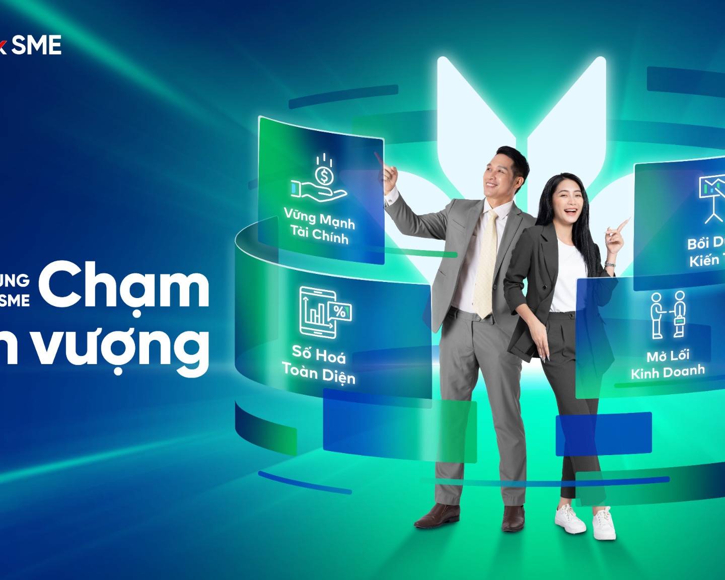 VPBank SME Chạm Thịnh Vượng master key visual